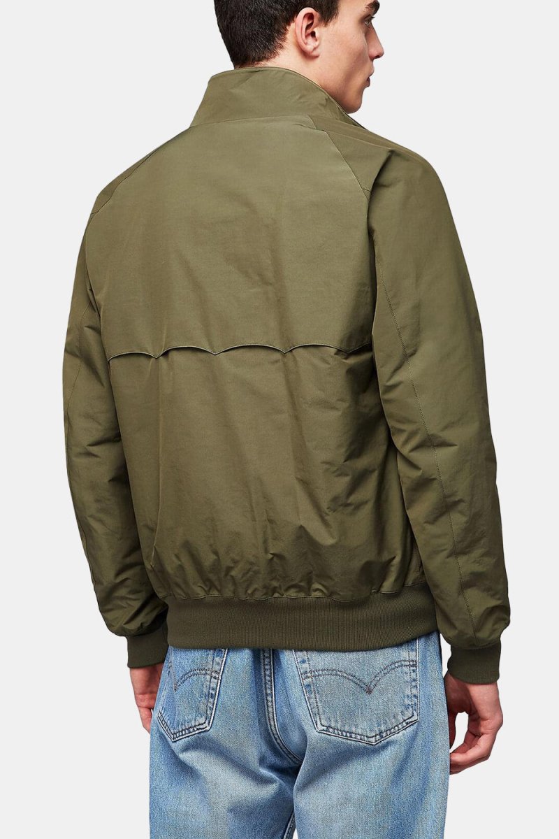 Baracuta G9 Classic Cotton Blend Harrington Jacket Army Green