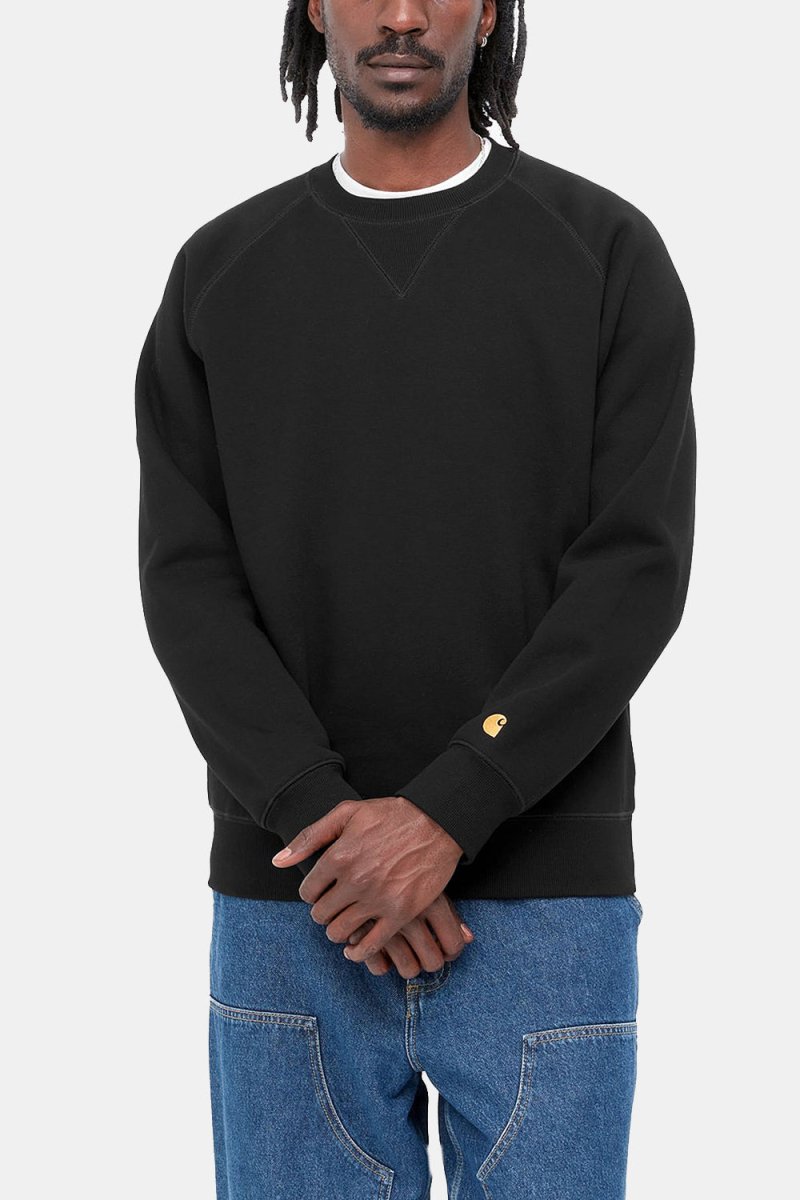 Carhartt WIP Chase Heavy Sweatshirt Black Gold