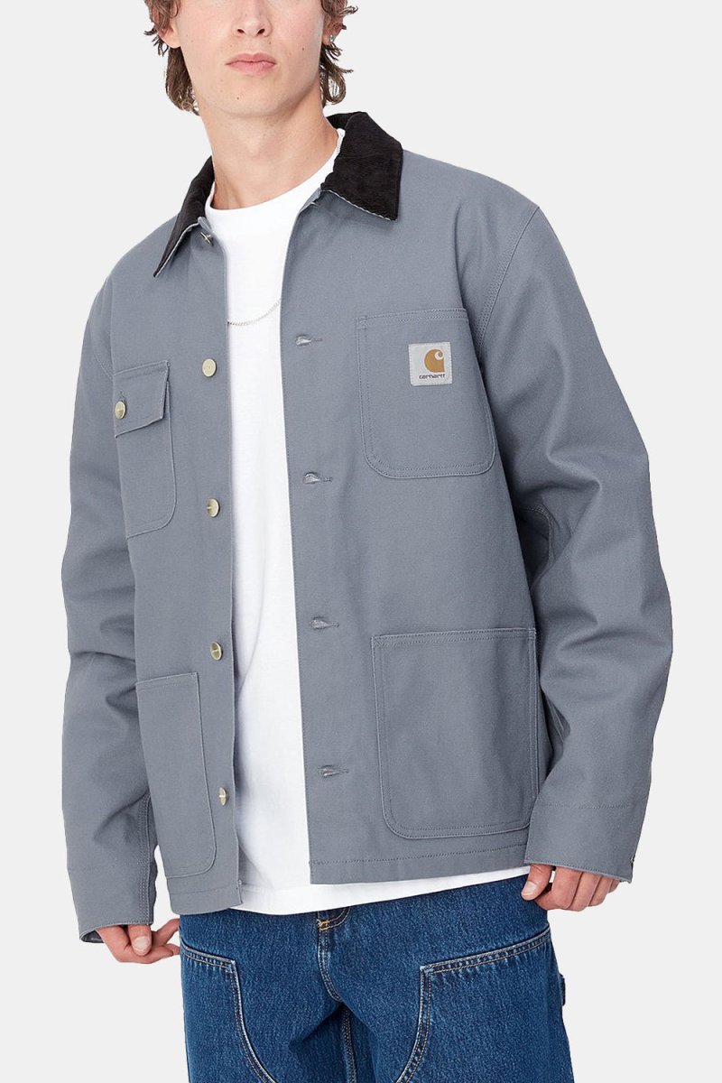 Carhartt WIP Michigan Coat Dove Grey Black Rigid