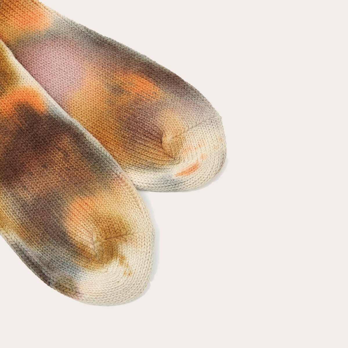 Anonymous Ism Scatter Dye Crew Sock - Brown/Orange/Beige | Socks