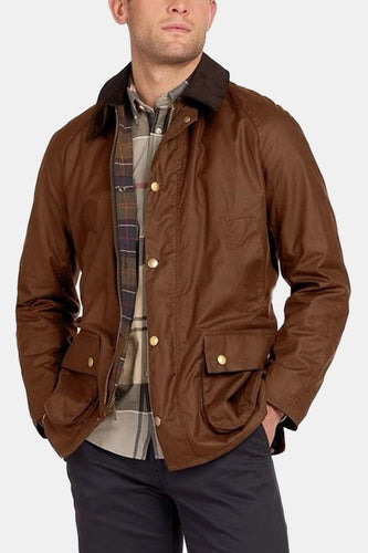 Barbour Ashby Waxed Jacket (Bark) | Jackets