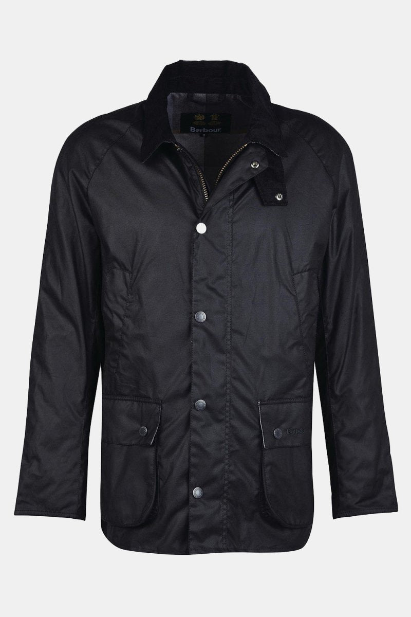 Barbour Bodey Waxed Jacket (Black/Grey Stone) | Jackets