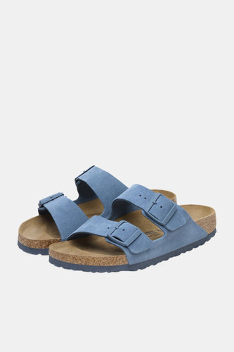 Birkenstock Arizona Suede Leather (Elemental Blue) | Sandals