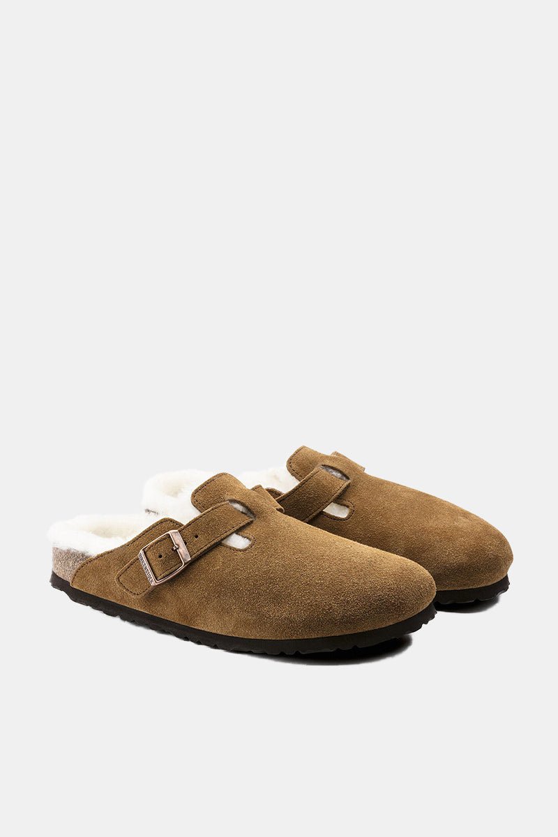 Birkenstock Boston Shearling (Mink Brown) | Sandals