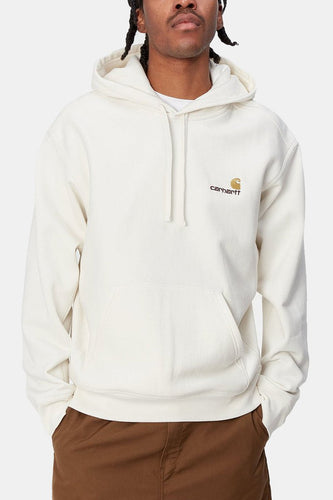 Carhartt WIP American Script Sweatshirt (Wax) | Sweaters