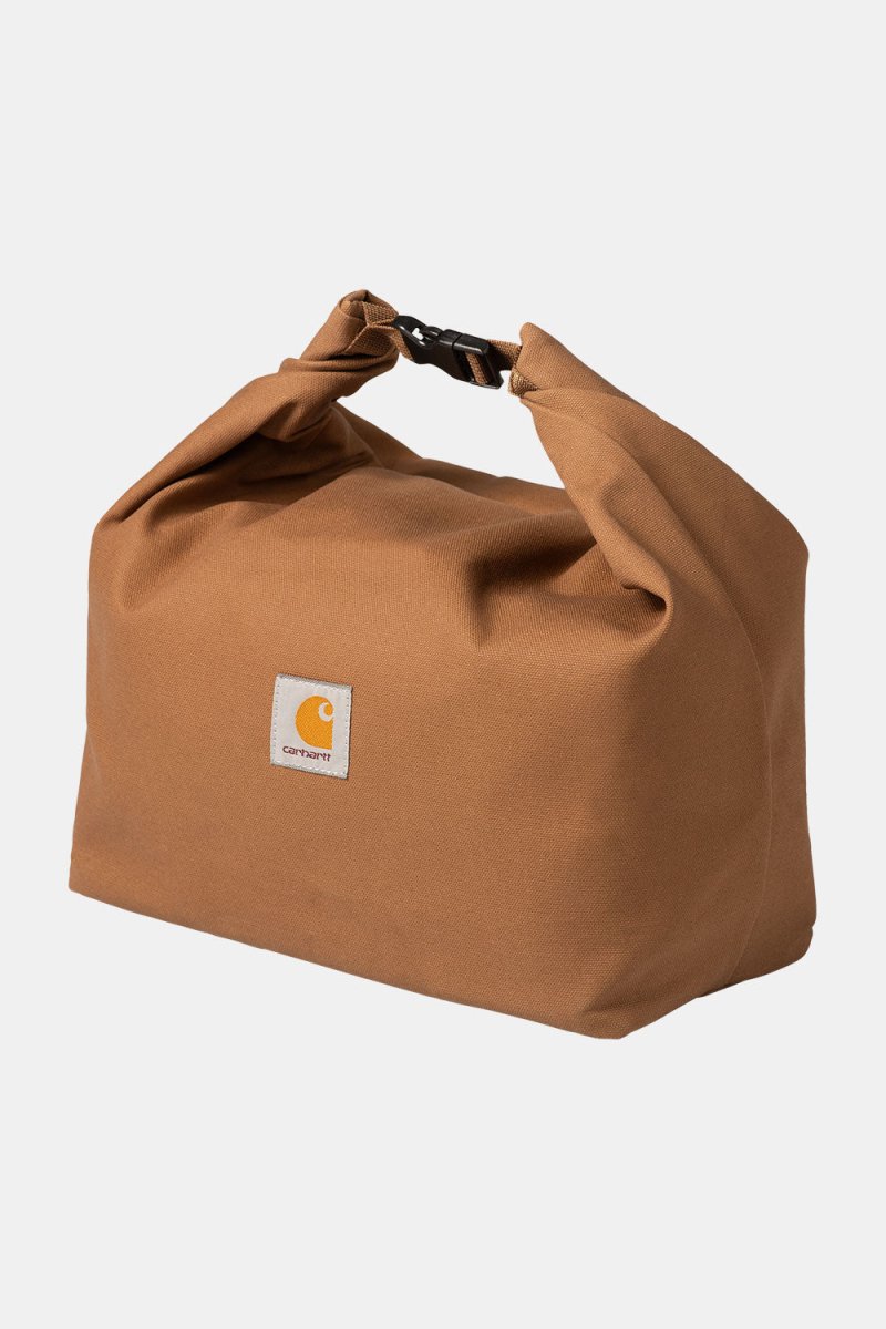 Carhartt WIP Canvas Roll - Up Insulated Bag (Hamilton Brown) | Accessories