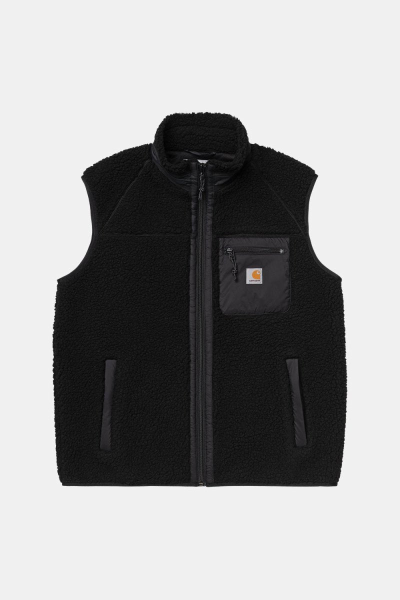 Carhartt WIP Prentis Vest Liner Fleece (Black/Black) | Sweaters