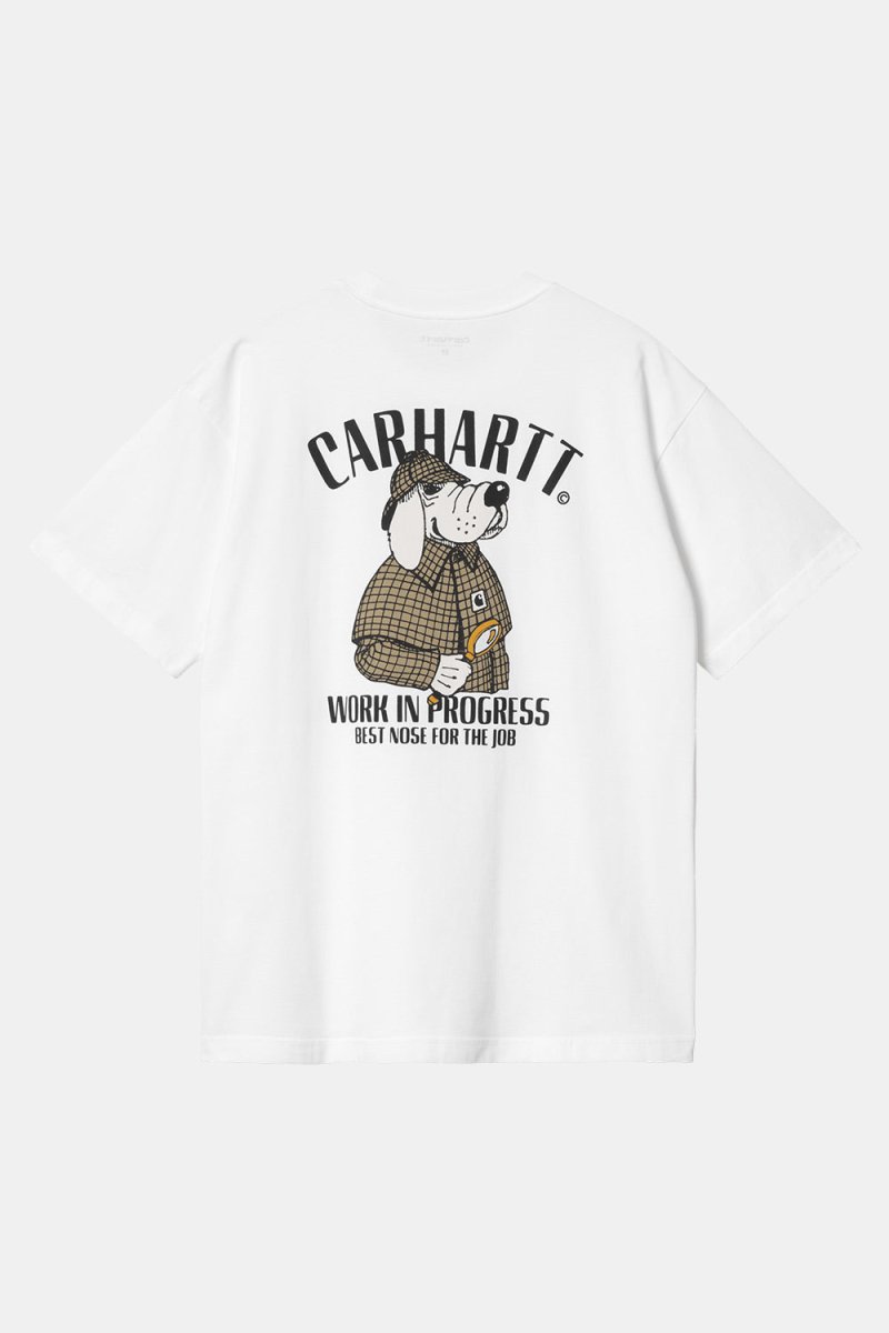 Carhartt WIP Short Sleeve Inspector T-Shirt (White) | T-Shirts