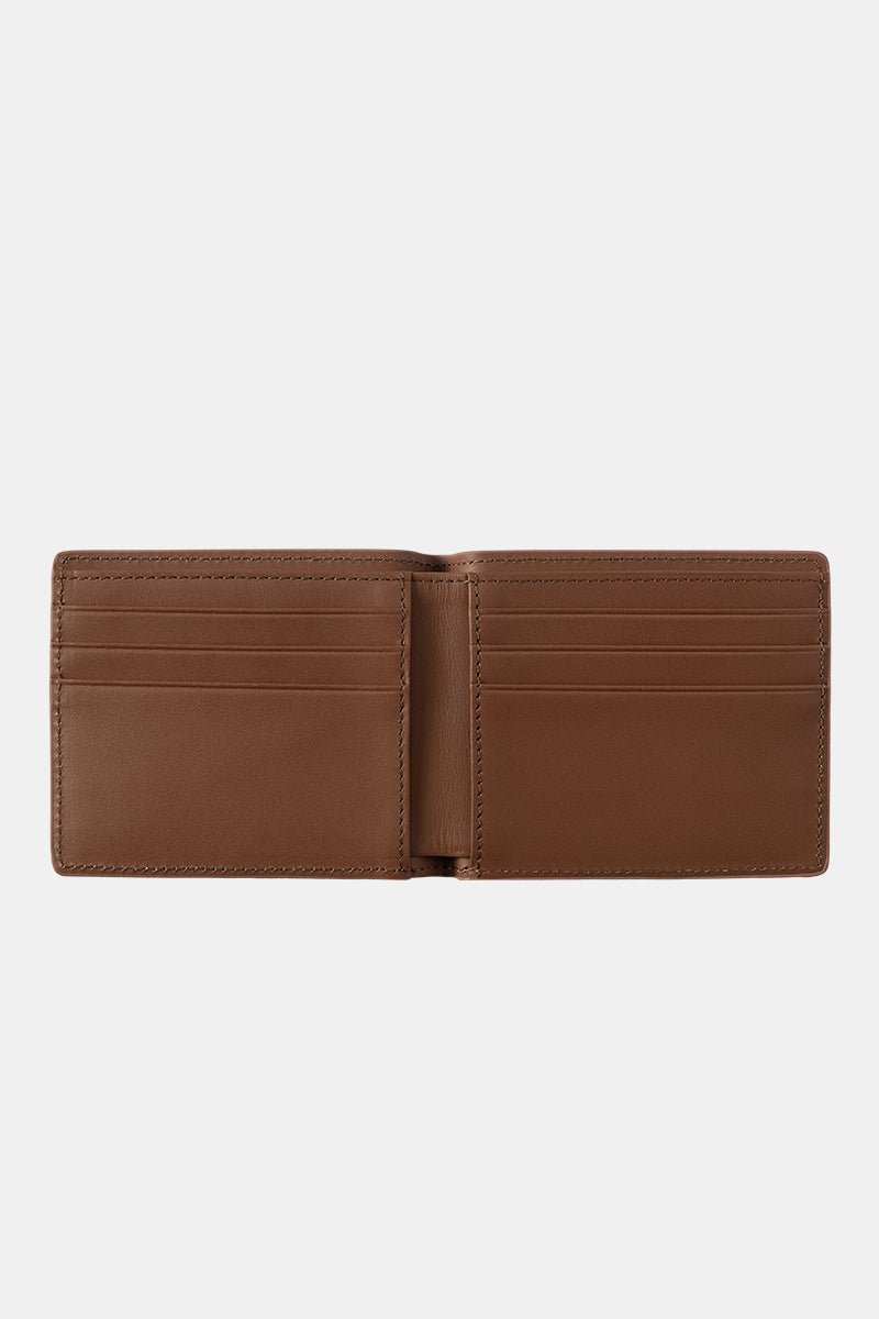 Carhartt WIP Vegas Billfold Wallet (Leather Cognac/Gold) | Wallets