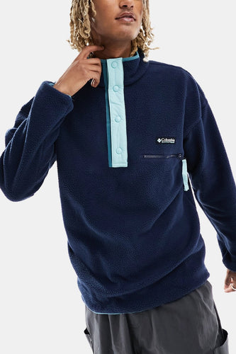 Columbia Helvetia Half Snap Fleece (Collegiate Navy/Spray/Cloudburst) | Sweaters