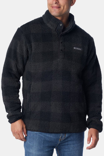 Columbia Rugged Ridge II Sherpa 1/2 Snap (Black Check) | Sweaters