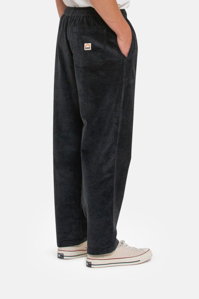 Deus Infinity Hemp Pant (Anthracite Black) | Trousers