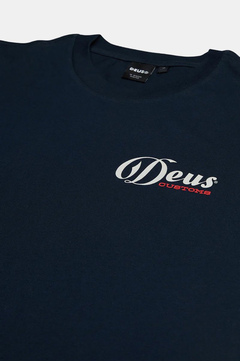 Deus Time Taker T-Shirt (Navy) | T-Shirts