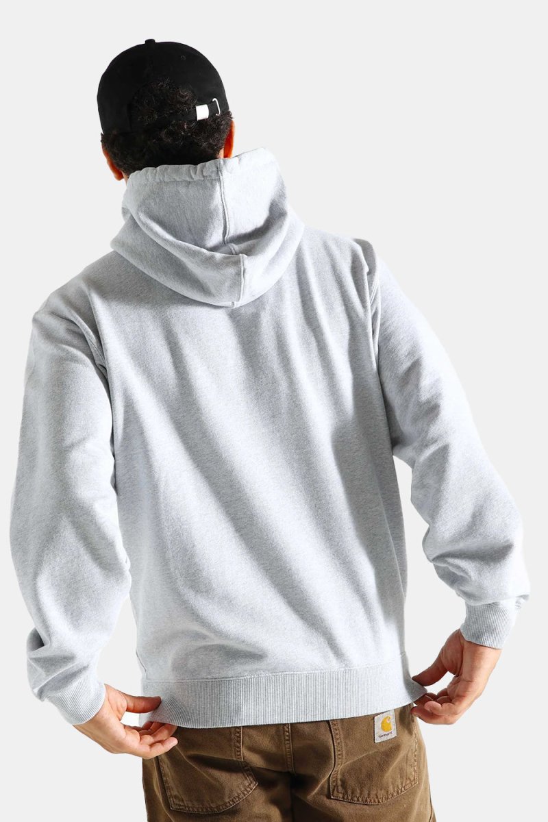 Edwin Japanese Sun Hooded Sweatshirt (Grey Marl) | Sweaters