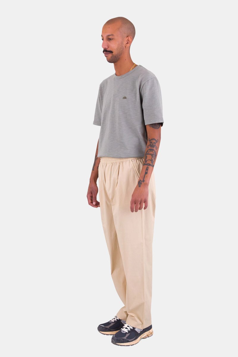 Folk Drawcord Loose Trouser (Light Stone) | Trousers