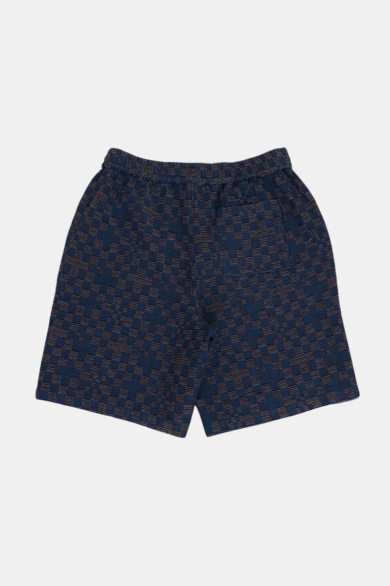 Folk Relaxed Shorts (Indigo Checkerboard) | Shirts