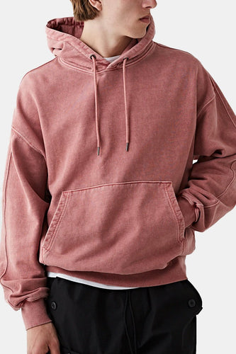 Frizmworks OG Pigment Dyeing Hoodie (Pink) | Sweaters