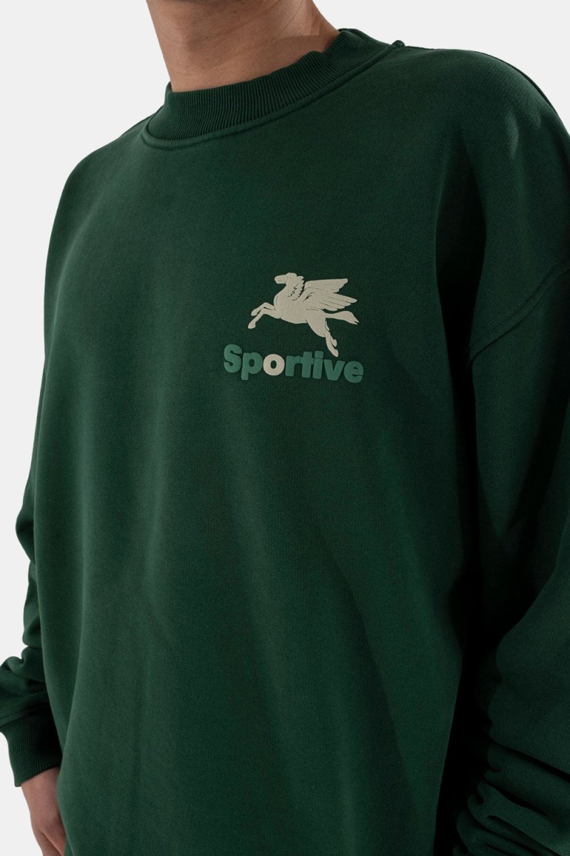 Goodies Sportive Premium Green Crewneck (Green) | Sweaters