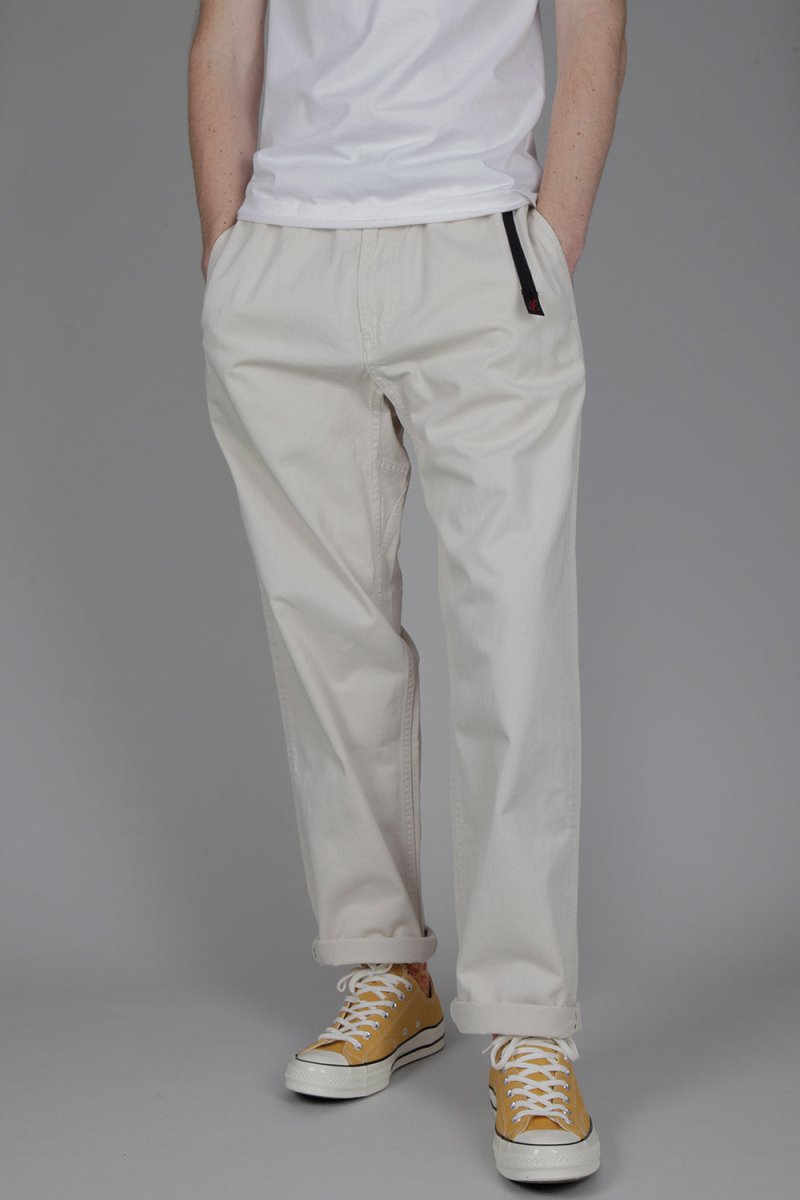 Gramicci G Pants Double-ringspun Organic Cotton Twill (Greige) | Trousers