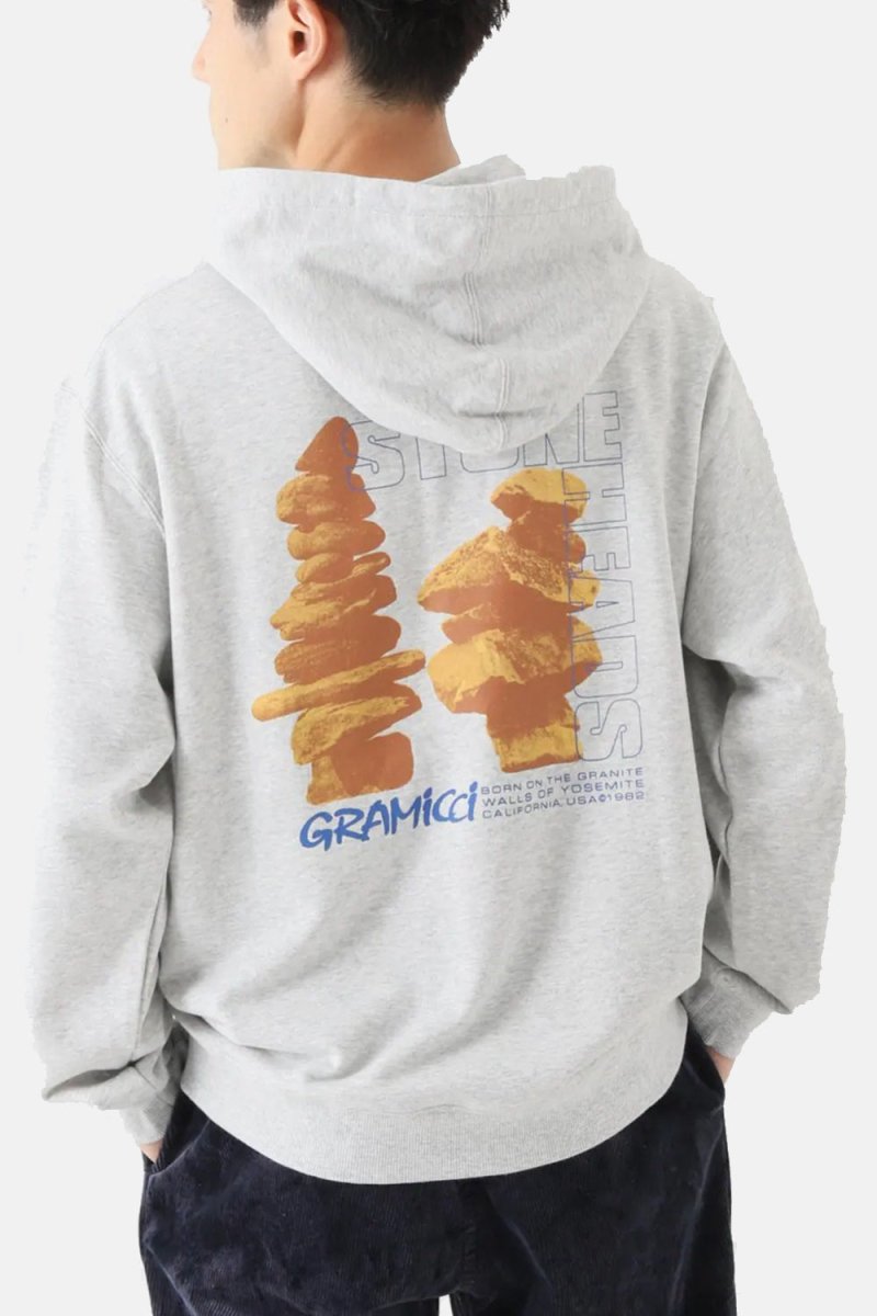 Gramicci Stoneheads Hooded Sweatshirt (Grey) | Sweaters