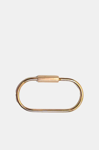 Half Dozen Loop Large Keyring (Brass) | keyring