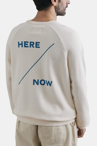 La Paz Cunha Here/Now Print Sweatshirt (Ecru) | Sweaters