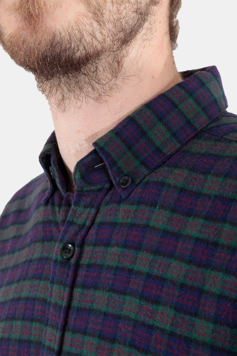 Portuguese Flannel Blom ESP Check Shirt (Blue / Purple) | Shirts