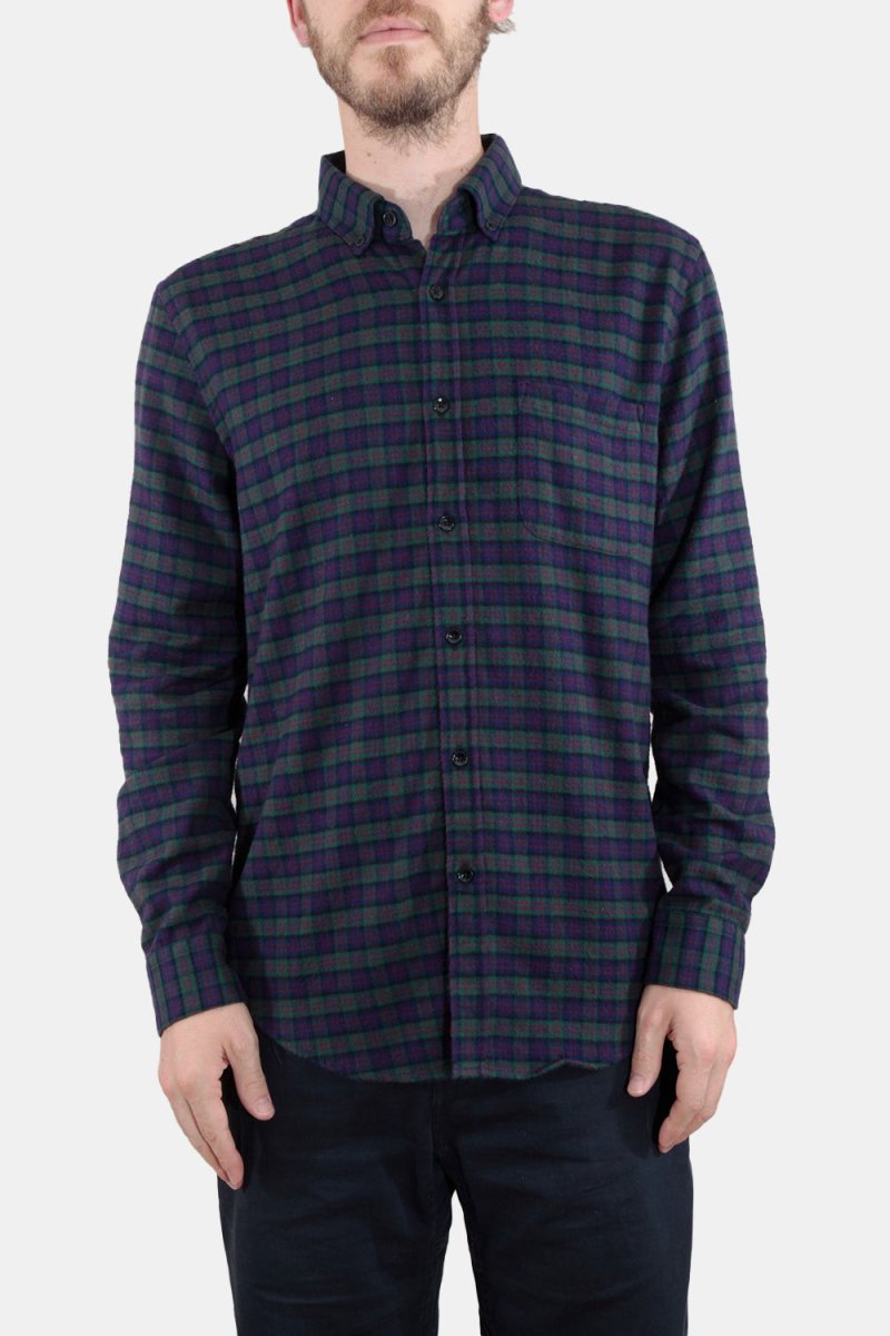 Portuguese Flannel Blom ESP Check Shirt (Blue / Purple) | Shirts