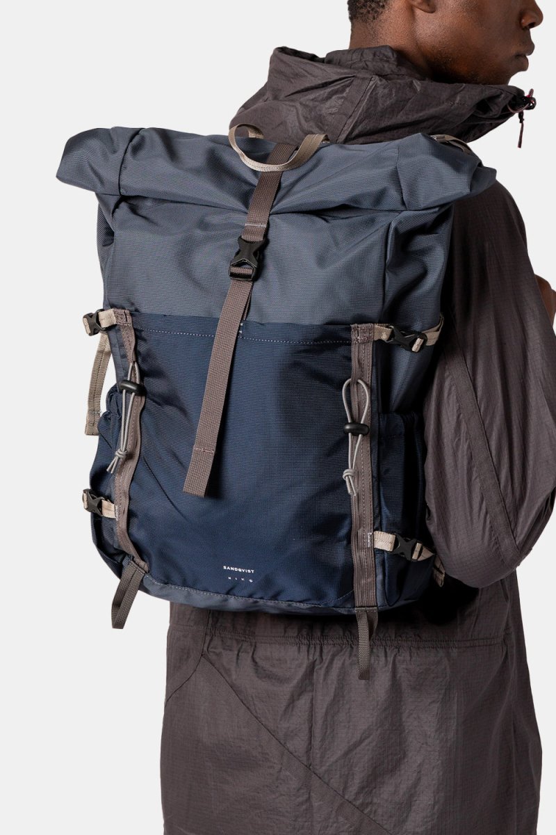 Sandqvist Forest Hike Backpack (Multi Steel Blue) | Bags