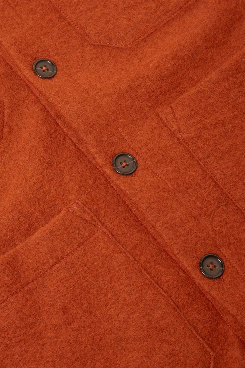 Universal Works Cardigan (Orange) | Sweaters