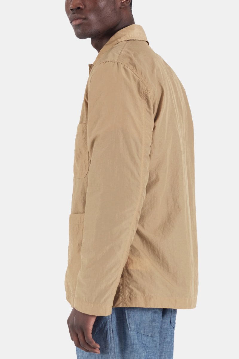 Universal Works Nylon Bakers Chore Jacket (Sand) | Jackets