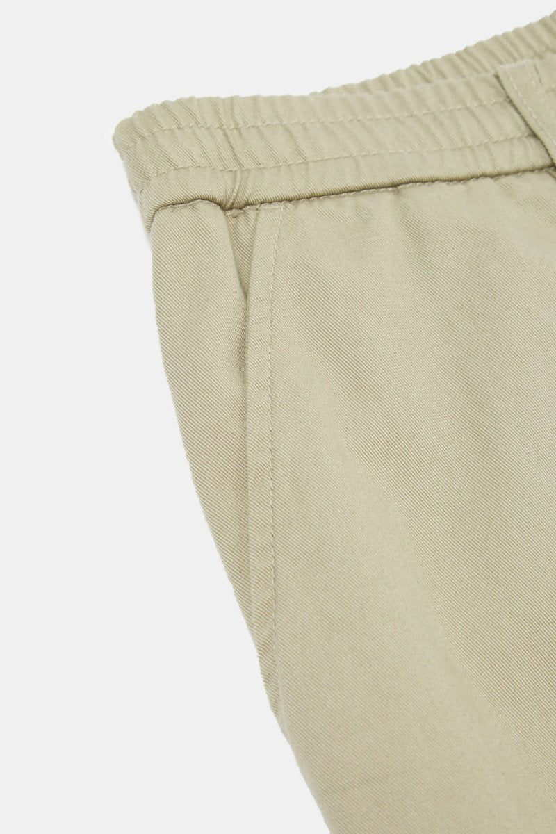 Universal Works Pleated Track Pant (Stone) | Trousers