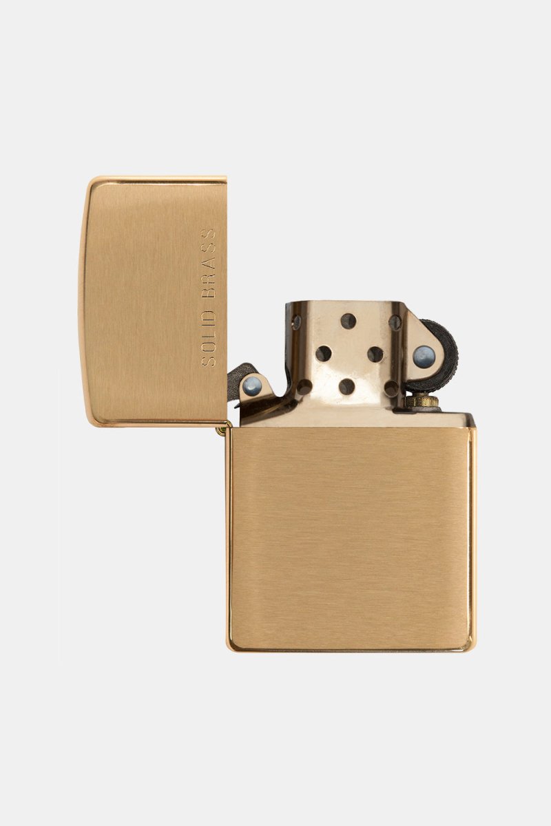 Zippo Classic Lighter (Brushed Brass) | Accessories